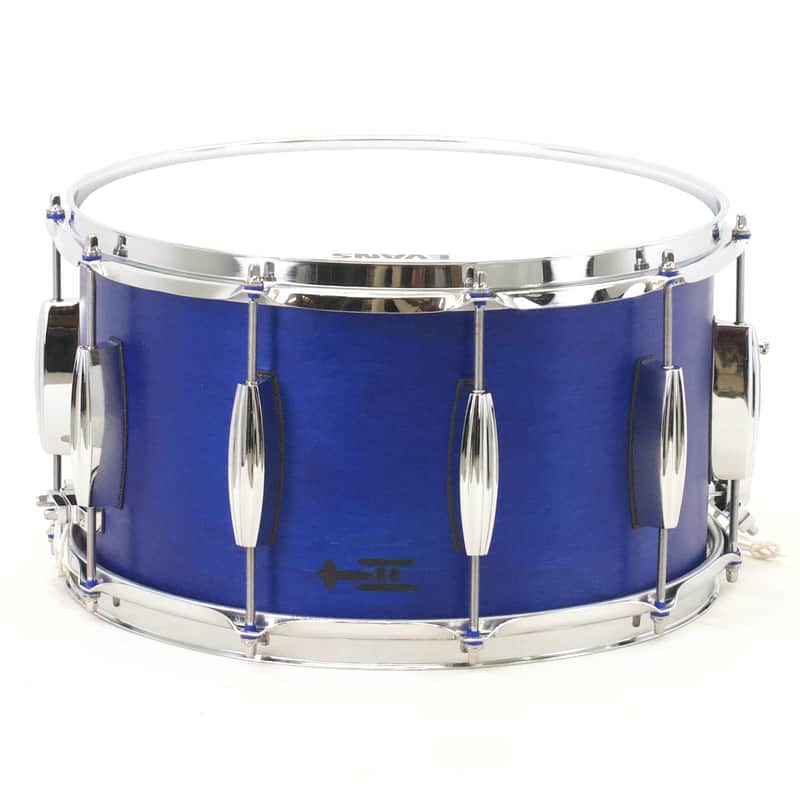 TreeHouse Custom Drums 8x14 8-ply Maple Snare Drum - "Blue Bayou" image 1