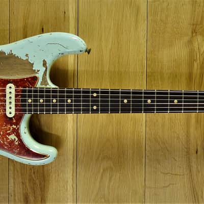 Fender Custom Shop John Cruz Masterbuilt 62 Heavy Relic Fat Strat Sonic Blue JC3600 image 1