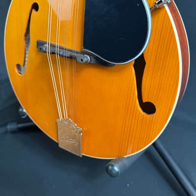 Kentucky KM-152 Standard A-Style Mandolin Amber Top Finish w/ Gig Bag image 8