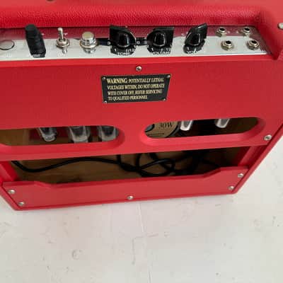 Louis Electric - 30W 1x12 Combo Amp with Celestion G12H-30 2012- LIPSTICK RED. image 4