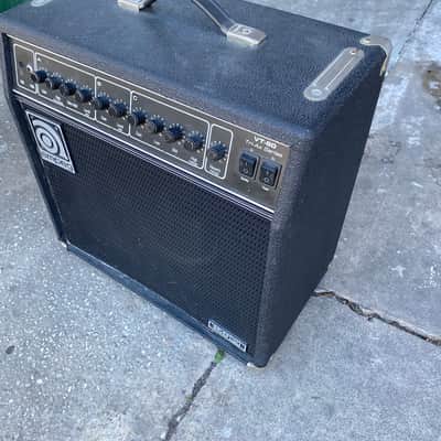 Ampeg VT-60 3-Channel 60-Watt 1x12" Guitar Combo 1989 - 1991 - Black Tube Amp image 2