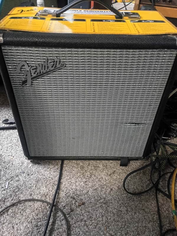 Title: Fender Rumble 25 V3 1x8" 25-Watt Bass Combo Amp -Very Good image 1