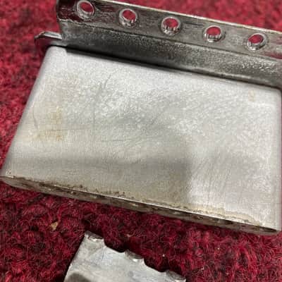 Fender Stratocaster Tremolo assembly Made In USA Pat Pend Saddles 009-4247-049 Relic image 11