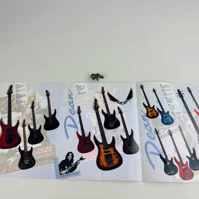 Dean Guitars, Basses & Amplifiers Foldout Brochure , Germany Issue 1989 image 4