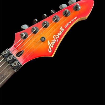 Aria Pro II MA- 28 90βs - Cherry Burst Dinky image 5