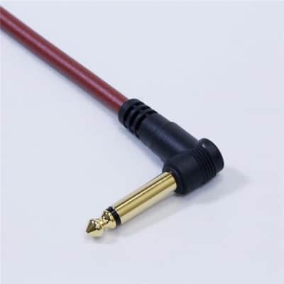Noah'sark PASSGO RED TS PHONE Cable (L-shaped) (5.0m) (PASSGO Red) (Line Cable/Guitar Cable/Instrument Cable) (L-shaped Phone-Phone) (6.3 (2-pole) - 6.3 (2-pole), L-shaped - Straight) (Made in Japan) image 3
