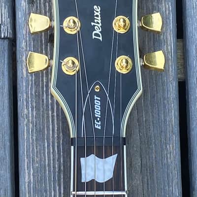ESP LTD EC-1000T CTM – Vintage Gold Satin (2023) | Hardshell Case Included | FREE SHIPPING image 6