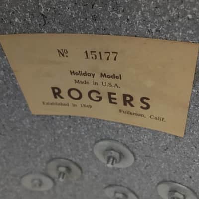 Rogers 1969 MINT Ginger Baker Silver Sparkle Drum Set image 17