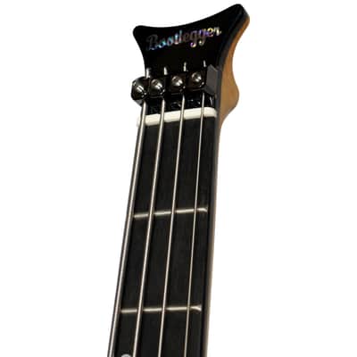 BootLegger Guitar Absinthe Long Scale Headless EMG Active 4 String 2026 - Clear Honey Matte image 7