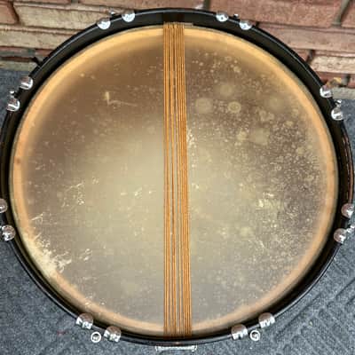 Vintage WFL LUDWIG 12x15 Parade Marching Mid-50's Snare Drum Mahogany 3PLY Silver Sparkle image 7