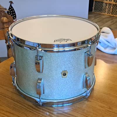 9"x13" Tom - Ludwig Super Classic 1969 - Silver Sparkle image 1