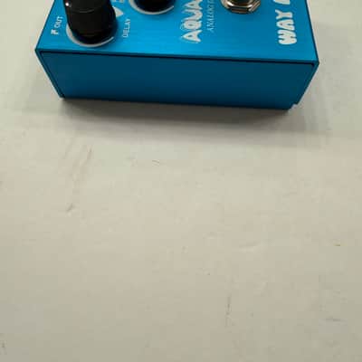 Way Huge Dunlop WM71 Smalls Aqua Puss Analog Delay MKIII Guitar Effect Pedal image 3