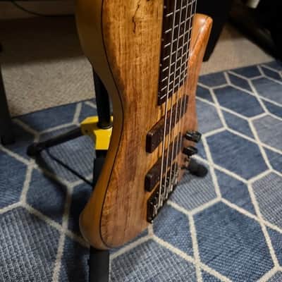 2009 Fodera Emperor II 5 Elite – Spalted Mango Top, NYC Era, Pope Preamp, OHSC image 8
