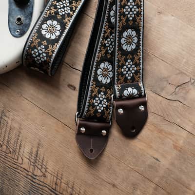 Vintage Floral 60s/70s Hippie Guitar Strap / Handmade in the UK / Case Candy image 4