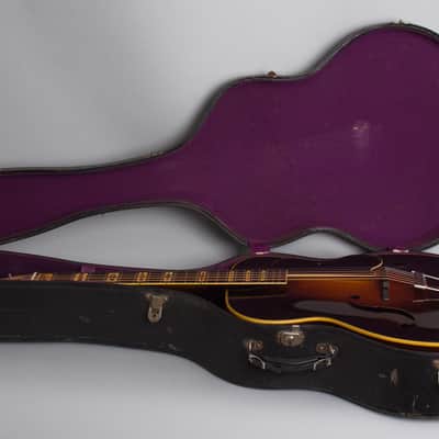 Bacon & Day  Ne Plus Ultra Troubadour Model 2M Arch Top Acoustic Guitar (1934), ser. #33939, original black hard shell case. image 10