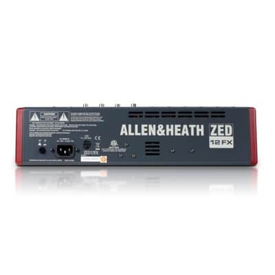 ALLEN&HEATH ZED12FX MIXER 6XLR+3STEREO CON EFFETTI image 3