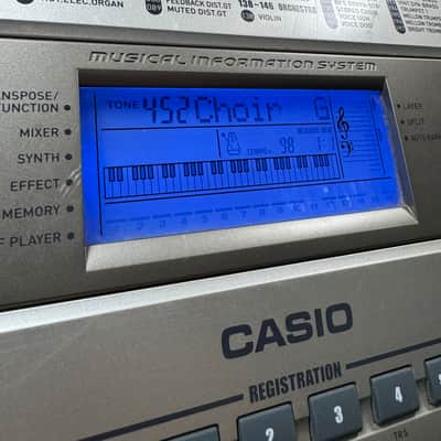Casio CTK-900 61-Key Touch Sensitive Keyboard Piano Tested Works LCD image 7