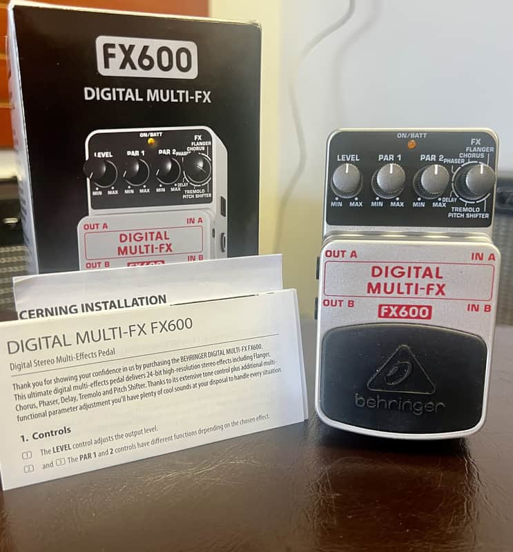 -USED- Behringer FX600 Digital Multi-FX Pedal | Reverb