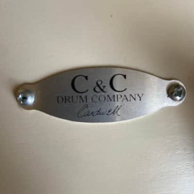 C&C Super Flyer Drum Set (13/16/22 in Antique White) image 9