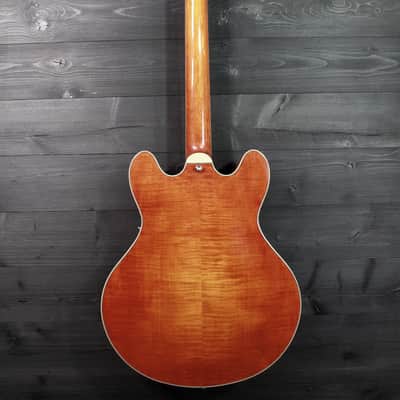 Eastman T59/TV-AMB Amber Semi-Hollowbody Electric Guitar image 3