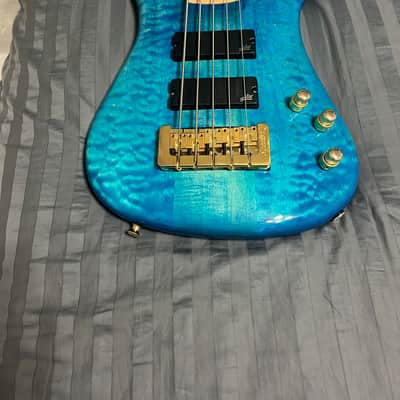 Spector Custom USA NS 2021 - Bahama Blue High Gloss image 7