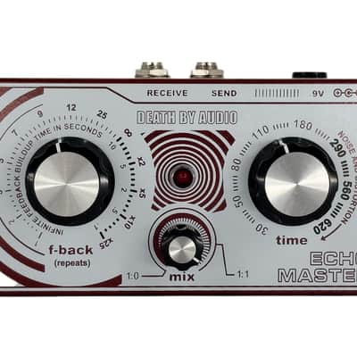 Death By Audio Echo Master Vocal Delay/Preamp - Ltd Ed Burgundy Flare - Open Box image 1