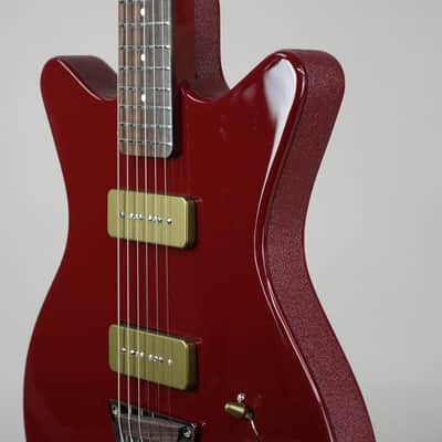Danelectro Dan O. Mano Electric Guitar - Maroon image 4