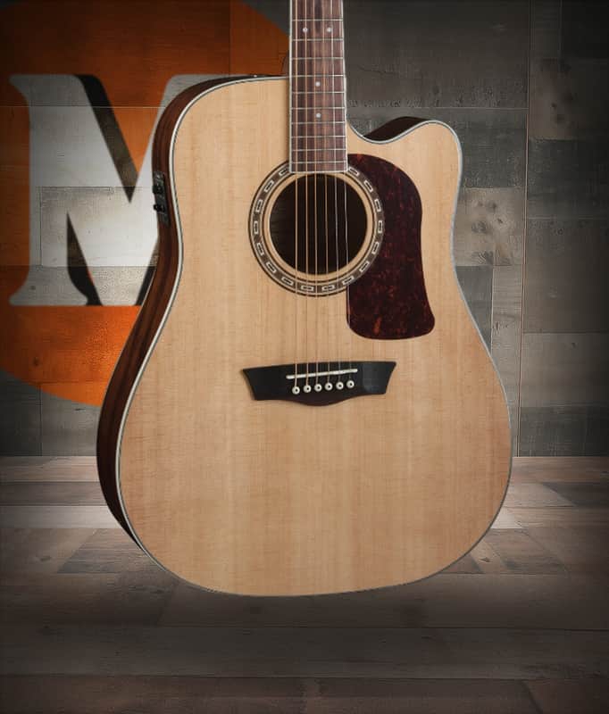 Washburn Heritage 10 Series D10SCE Acoustic-Electric - Natural (HD10SCE-O-U) image 1