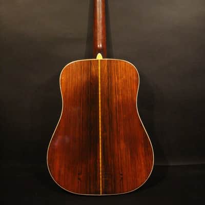 1959 Martin D 28 E natural with a non original hardshell case image 2