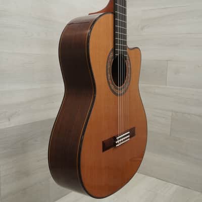 Used Alvarez Yairi CYM75CE Solid Top Acoustic Guitar Natural image 12
