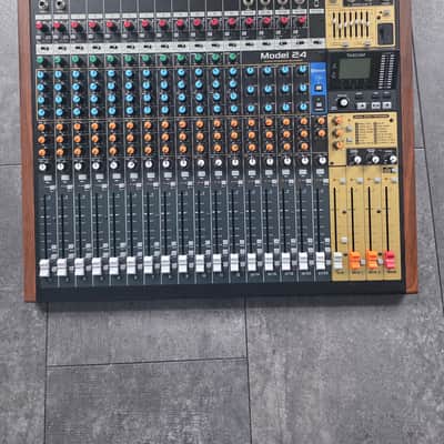 TASCAM Model 24 Multitrack Recorder / Mixer / USB Interface 2018 - Present - Black with Wood Cheeks image 1