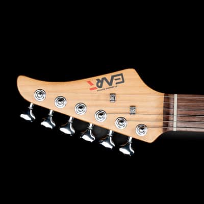 EART YMX-SG3,Roasted Book-match Mahogany Solid Body,22 Stainless Steel Frets,6-Point Synchronized Tremolo image 7