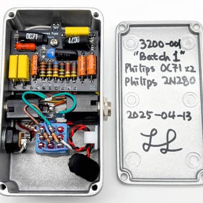 Milestone Effects Demiourgos Fuzz MK2 Bender Style Germanium Philips OC71 2N280 71 280 R.01 Tone MkII Tonebender image 4