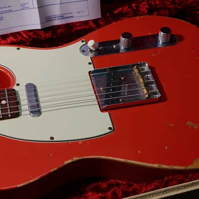 Fender CUSTOM SHOP Limited Edition 1960 Telecaster Relic 2009 - fiesta red image 6