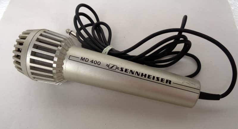 Vintage RARE Sennheiser MD 400 Dynamic microphone Guitar/Voice 1979 image 1