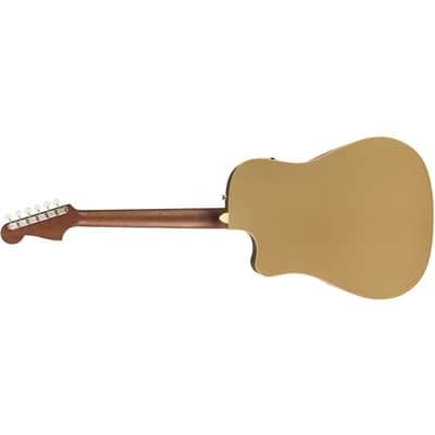 Fender Redondo Player Acoustic Electric Guitar, Walnut Fingerboard, Bronze Satin image 2