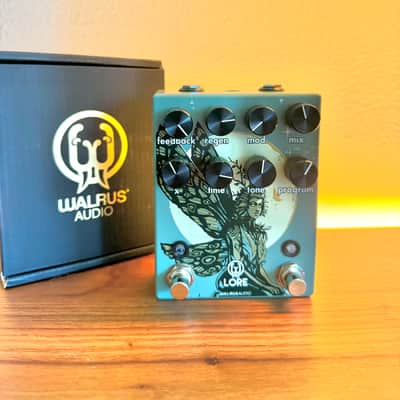 Walrus Audio Lore Reverse Soundscape Generator 2022 - Present - Muted Green / Dark Green Fairy image 6