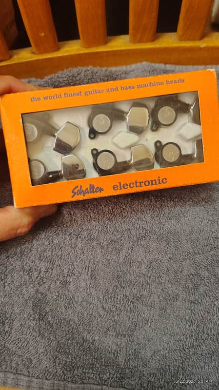Schaller M6 Mini machine heads 1980's - Chrome image 1