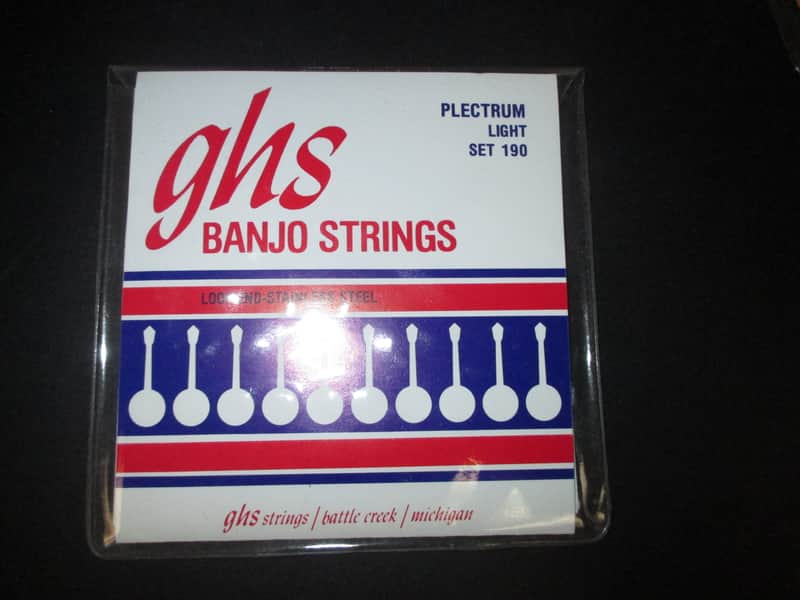 Vega,GHS,Mapes,Gibson,Black Diamond Tenor Banjo Strings/3 New'Old Stock' Sets + 10 Miscellaneous Strings 1950s to 2000s image 1