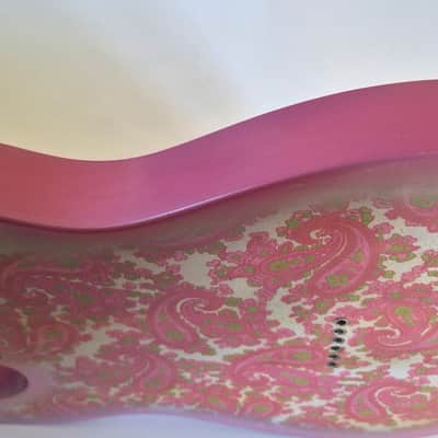 Pink Paisley Tele Body, Aged, Nitro , Alder image 7