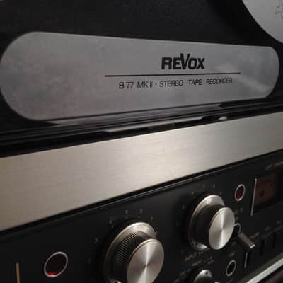 Revox B77 Mk II reel-to-reel tape recorder - 4 tracks, standard speed image 1