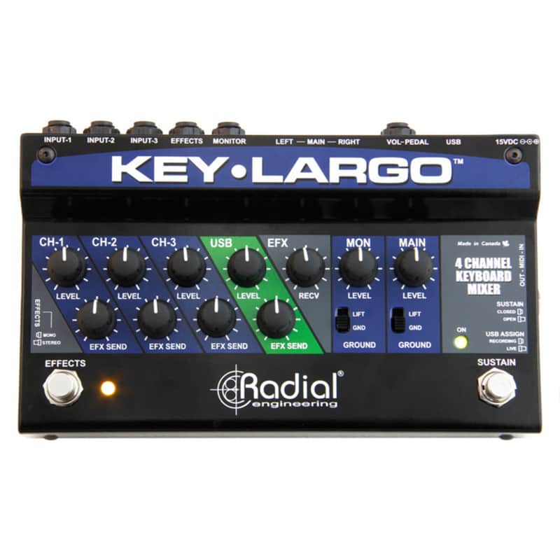 Radial Key-Largo - Mixer with USB image 1