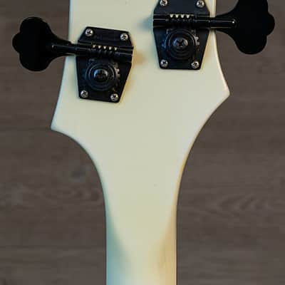 Rickenbacker 4003 4 String Bass White/Black Binding 1990 image 7