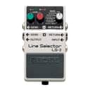 Boss LS-2 Compact Battery and Adapter Powered Line Selector Pedal with Level Control and Six Looping Modes for Multiple Effects Setups