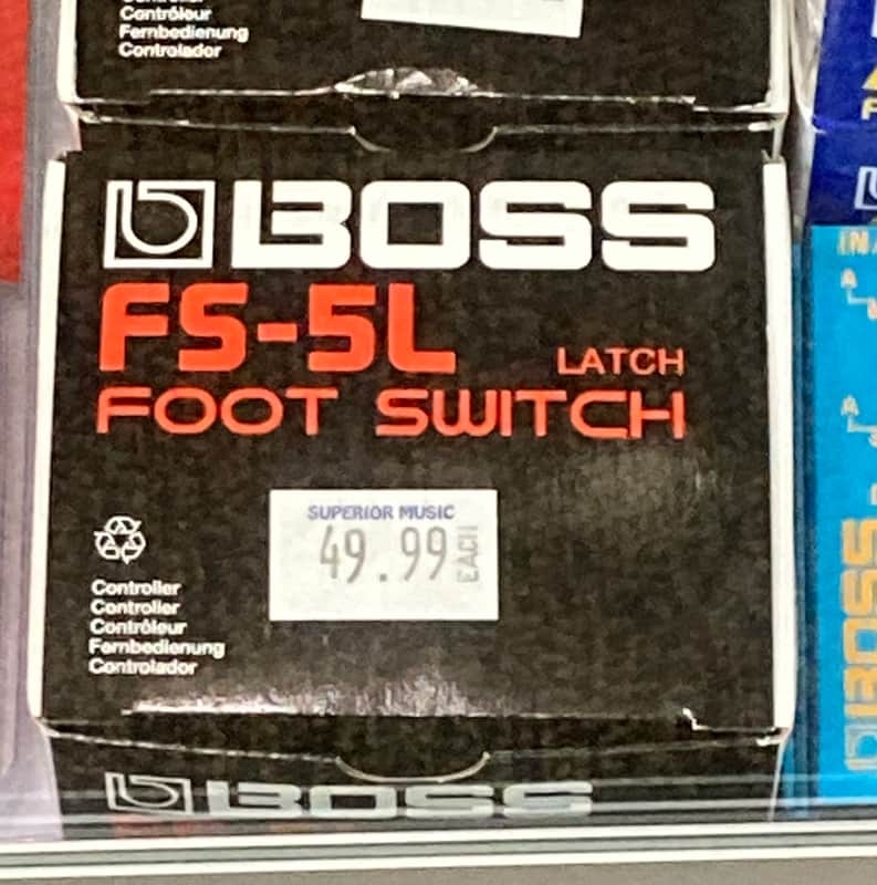 Boss FS-5L Latching Footswitch | Reverb