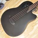 OVATION B778TX-5 Elite TX Textured Black / Mid Depth Cutaway / 4-String Acoustic-Electric Bass / Made In Korea / B778TX-5-G / K19020053