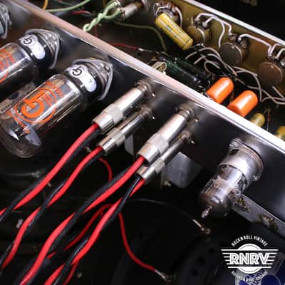 Vintage 1959 Fender Tweed Bassman 5F6-A Narrow Panel Original image 12