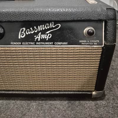 1964 Fender Bassman AA864 2-Channel 50-Watt Guitar Amp Head image 5