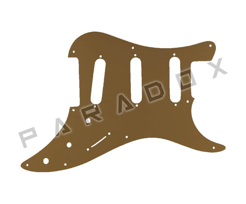 Custom Pickguard For 1996 - 1988 Made in Japan Squier by Fender Bullet S-3T - Gold/Clear/Gold  .090" image 1