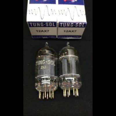 NICE PAIR TUNG SOL JTL 12AX7 ECC83 Square Getter Vintage VACUUM TUBES 10.9828 image 2